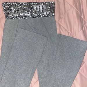 Flared Yoga pants victoria’s secret PINK fold over